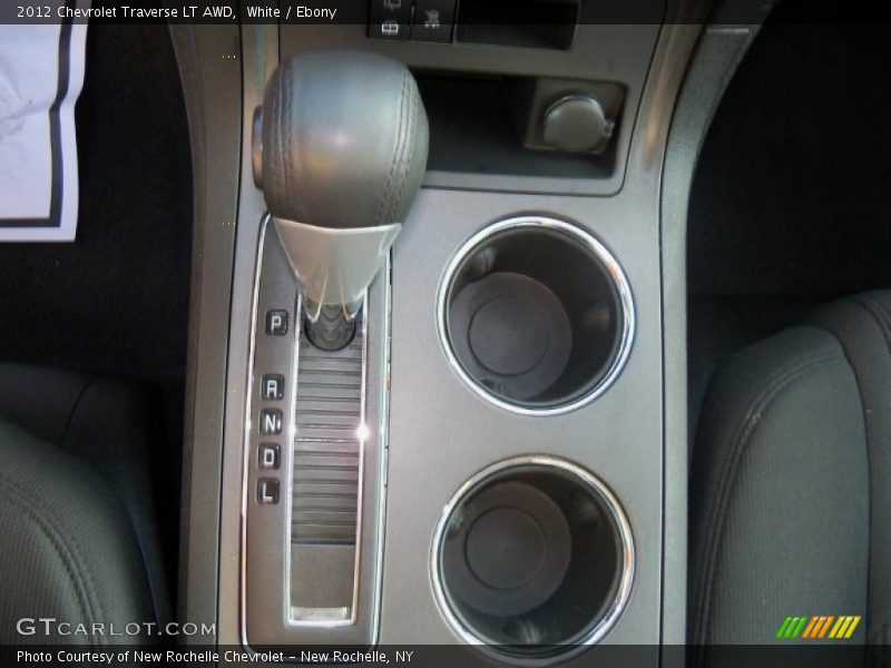 White / Ebony 2012 Chevrolet Traverse LT AWD