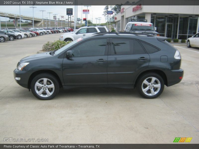 Neptune Blue Mica / Ivory 2007 Lexus RX 350