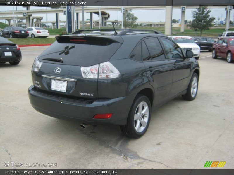Neptune Blue Mica / Ivory 2007 Lexus RX 350