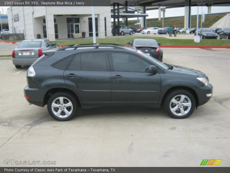 Neptune Blue Mica / Ivory 2007 Lexus RX 350