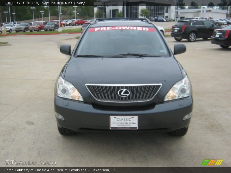 Neptune Blue Mica / Ivory 2007 Lexus RX 350