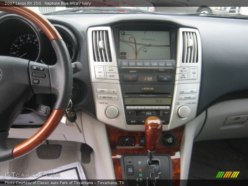 Neptune Blue Mica / Ivory 2007 Lexus RX 350