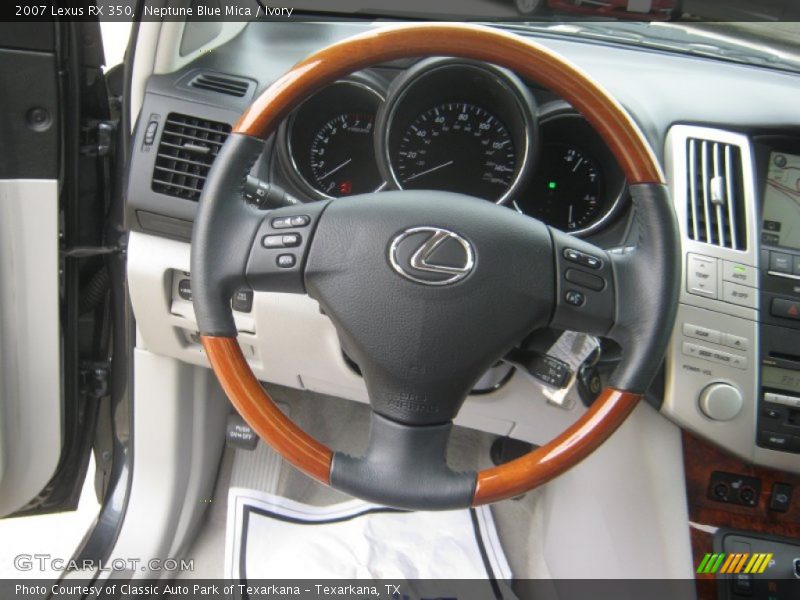 Neptune Blue Mica / Ivory 2007 Lexus RX 350