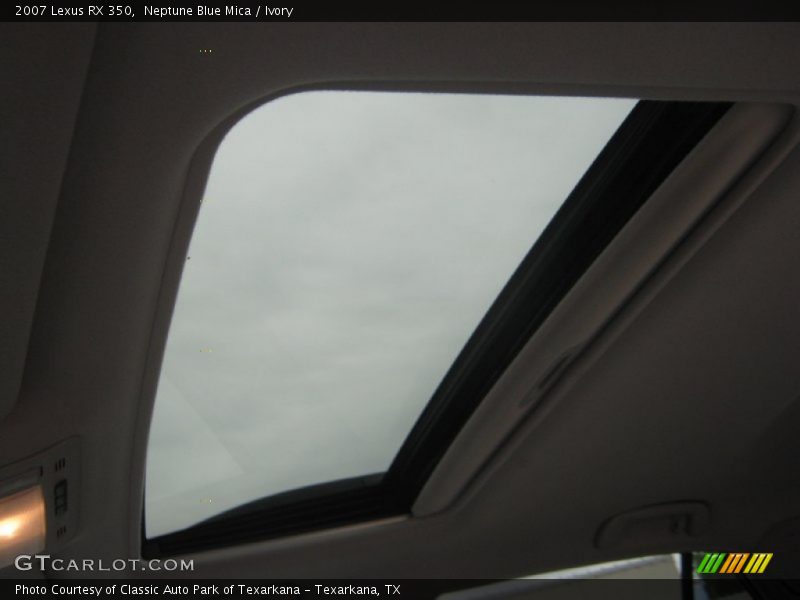 Neptune Blue Mica / Ivory 2007 Lexus RX 350