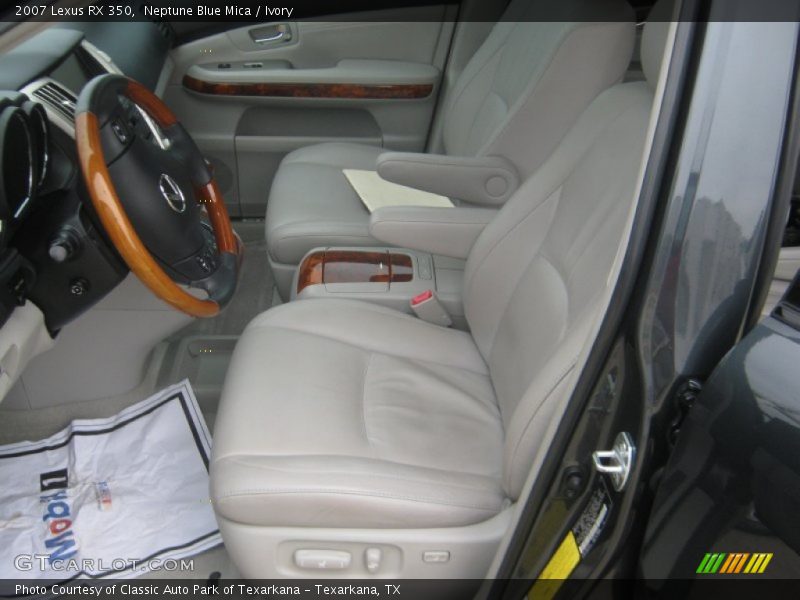 Neptune Blue Mica / Ivory 2007 Lexus RX 350