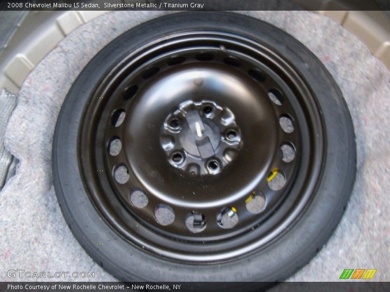 Silverstone Metallic / Titanium Gray 2008 Chevrolet Malibu LS Sedan