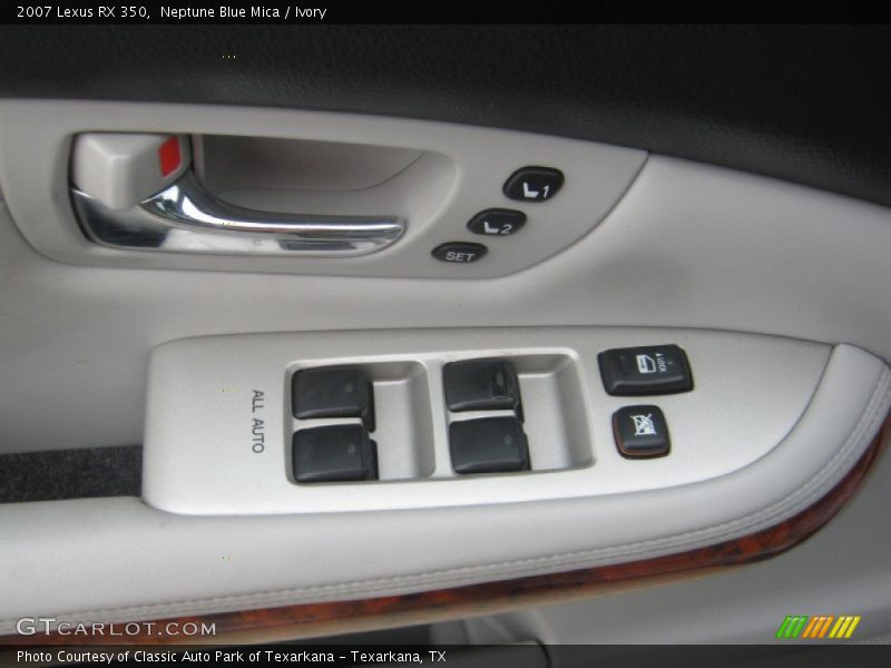 Neptune Blue Mica / Ivory 2007 Lexus RX 350