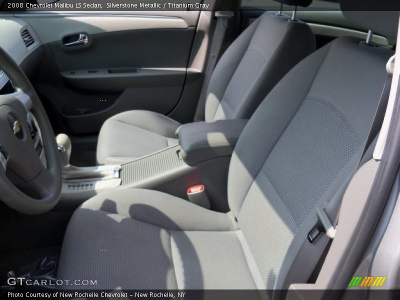 Silverstone Metallic / Titanium Gray 2008 Chevrolet Malibu LS Sedan