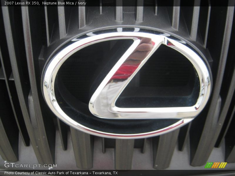 Neptune Blue Mica / Ivory 2007 Lexus RX 350
