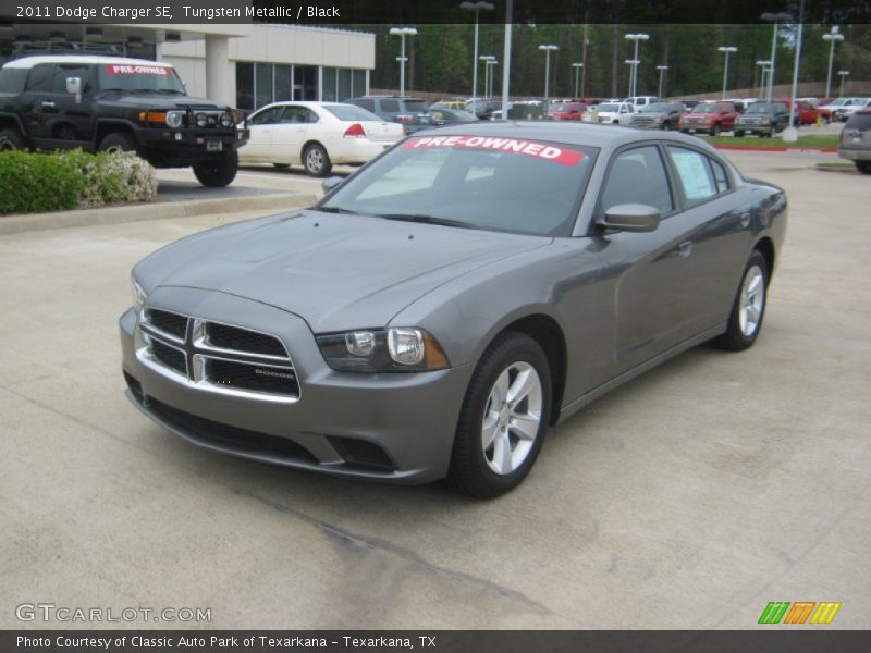 Tungsten Metallic / Black 2011 Dodge Charger SE