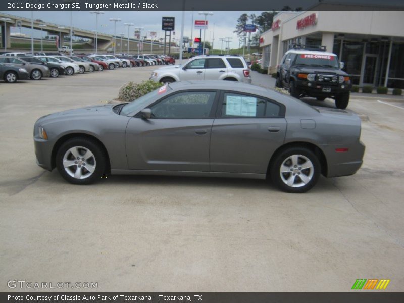 Tungsten Metallic / Black 2011 Dodge Charger SE