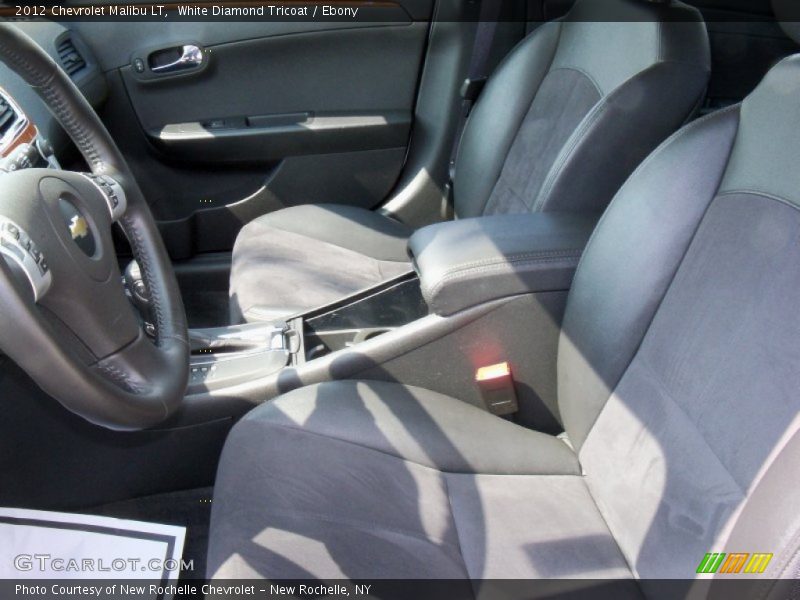 White Diamond Tricoat / Ebony 2012 Chevrolet Malibu LT