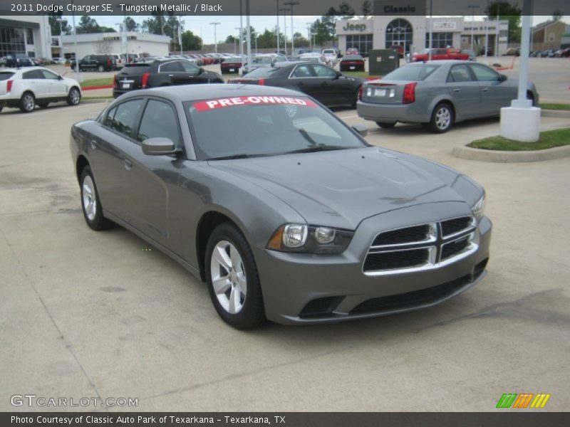 Tungsten Metallic / Black 2011 Dodge Charger SE