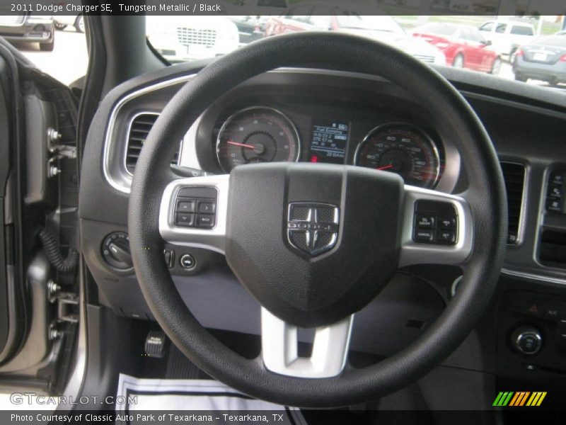Tungsten Metallic / Black 2011 Dodge Charger SE