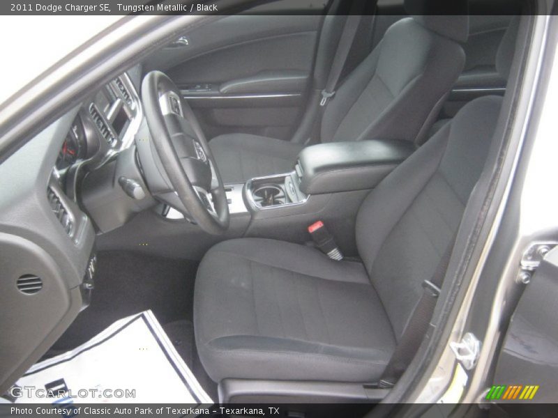 Tungsten Metallic / Black 2011 Dodge Charger SE