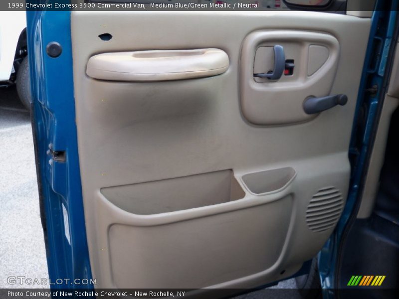 Medium Blue/Green Metallic / Neutral 1999 Chevrolet Express 3500 Commercial Van