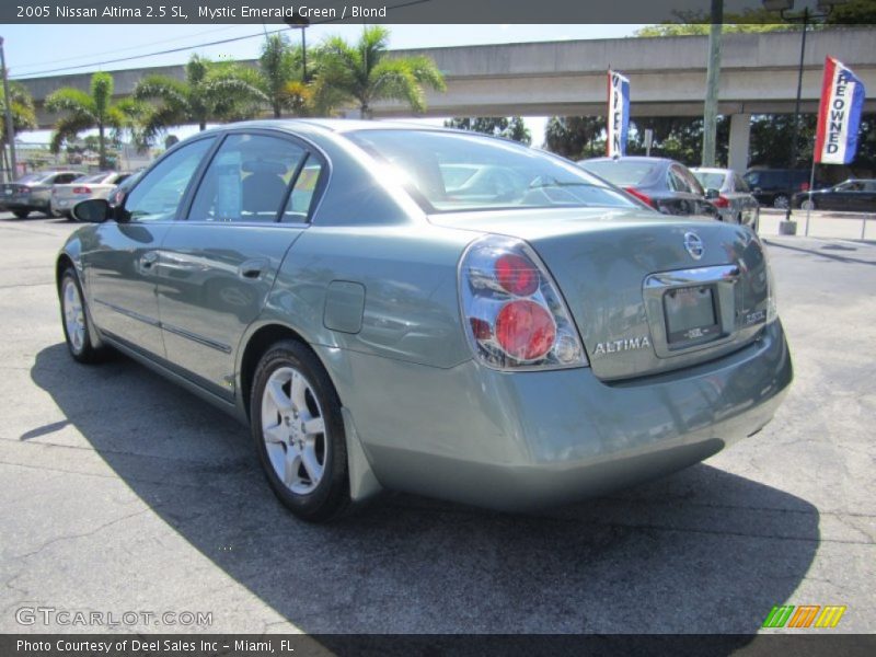 Mystic Emerald Green / Blond 2005 Nissan Altima 2.5 SL
