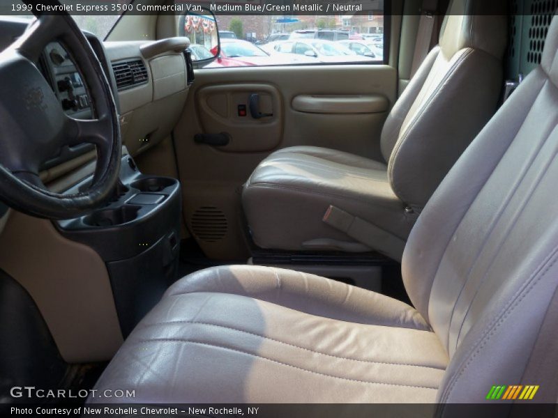 Medium Blue/Green Metallic / Neutral 1999 Chevrolet Express 3500 Commercial Van