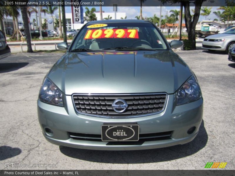 Mystic Emerald Green / Blond 2005 Nissan Altima 2.5 SL