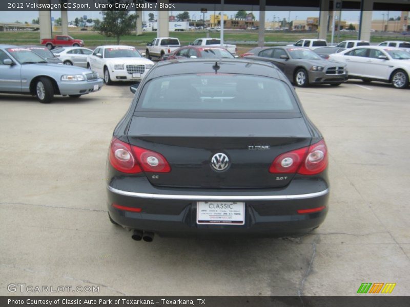 Urano Gray Metallic / Black 2012 Volkswagen CC Sport
