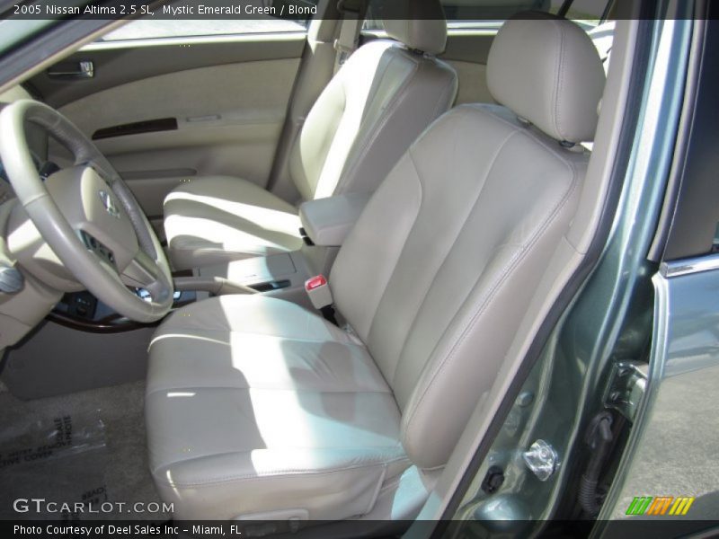 Mystic Emerald Green / Blond 2005 Nissan Altima 2.5 SL
