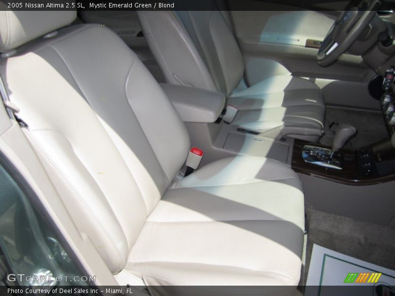 Mystic Emerald Green / Blond 2005 Nissan Altima 2.5 SL