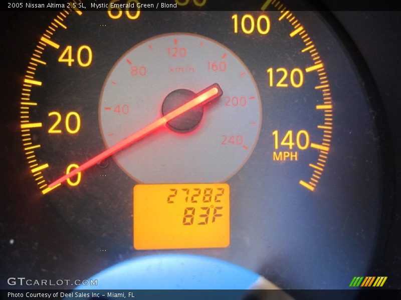 Mystic Emerald Green / Blond 2005 Nissan Altima 2.5 SL