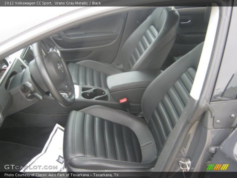 Urano Gray Metallic / Black 2012 Volkswagen CC Sport