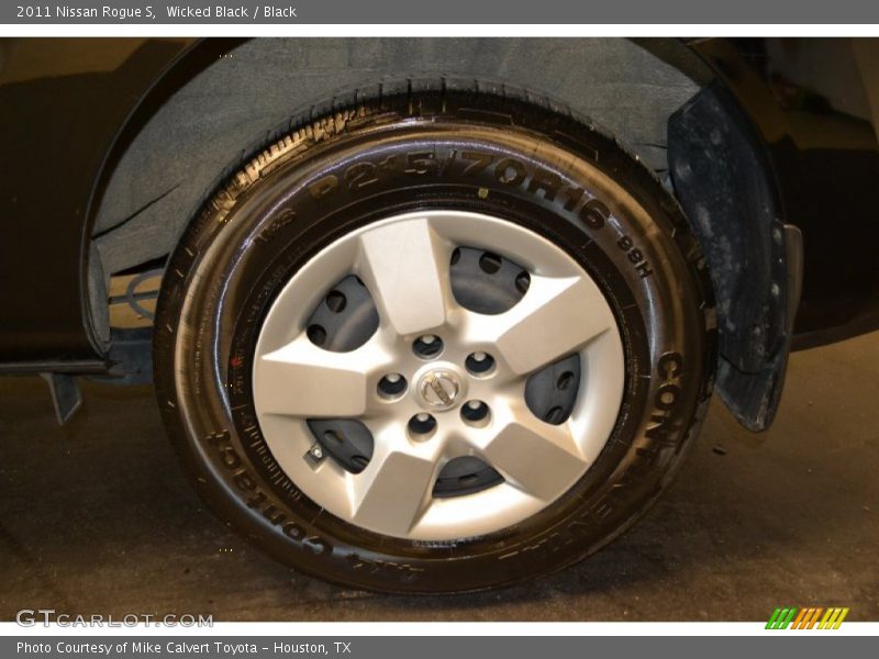 Wicked Black / Black 2011 Nissan Rogue S