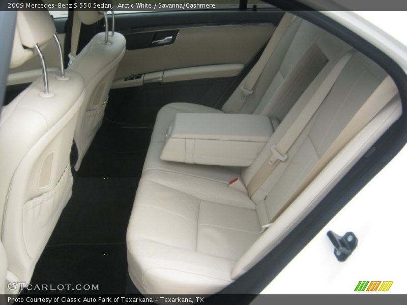 Arctic White / Savanna/Cashmere 2009 Mercedes-Benz S 550 Sedan