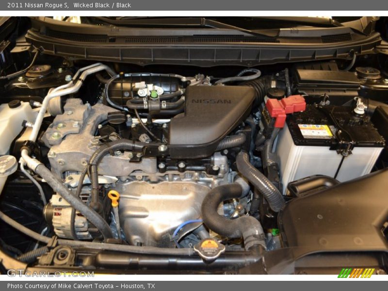 Wicked Black / Black 2011 Nissan Rogue S