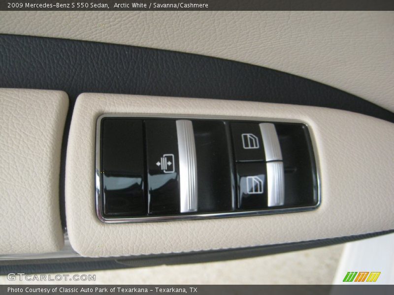 Arctic White / Savanna/Cashmere 2009 Mercedes-Benz S 550 Sedan
