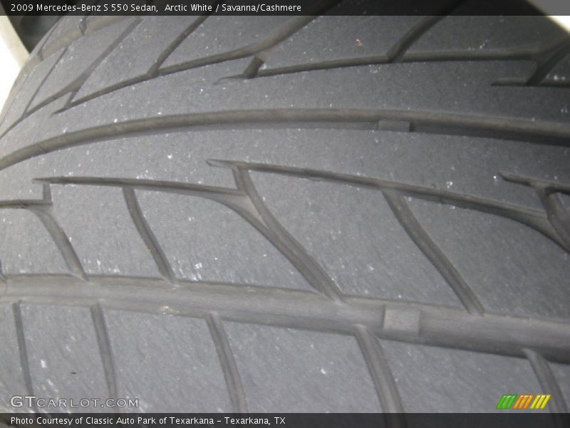 Arctic White / Savanna/Cashmere 2009 Mercedes-Benz S 550 Sedan