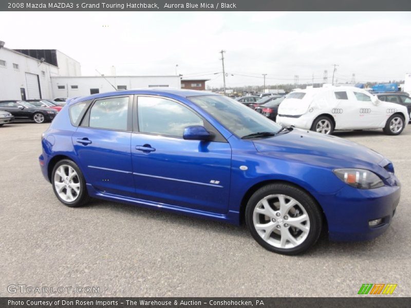 2008 MAZDA3 s Grand Touring Hatchback Aurora Blue Mica