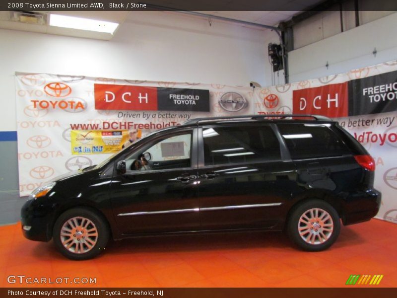 Black / Stone 2008 Toyota Sienna Limited AWD