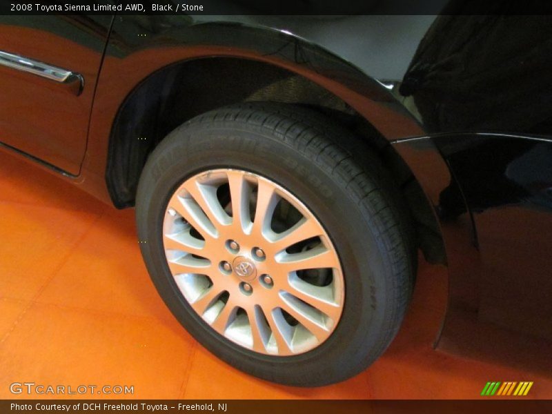 Black / Stone 2008 Toyota Sienna Limited AWD