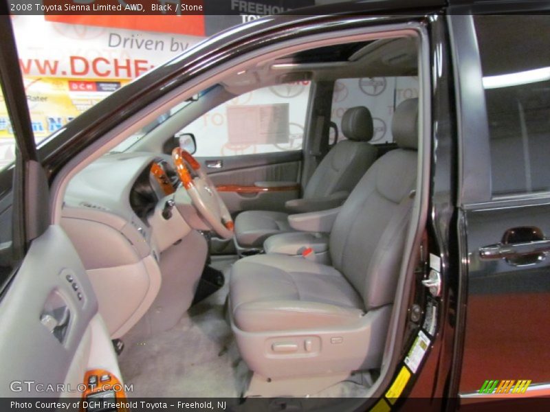 Black / Stone 2008 Toyota Sienna Limited AWD