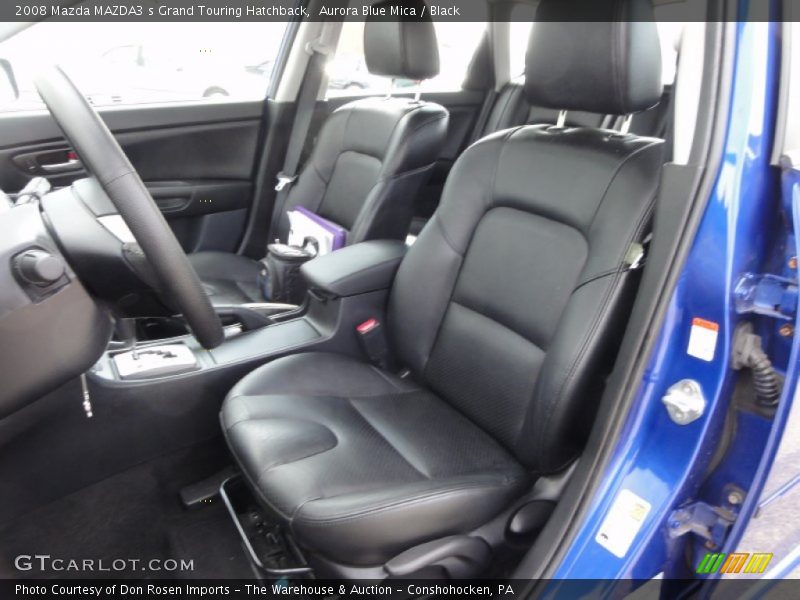  2008 MAZDA3 s Grand Touring Hatchback Black Interior