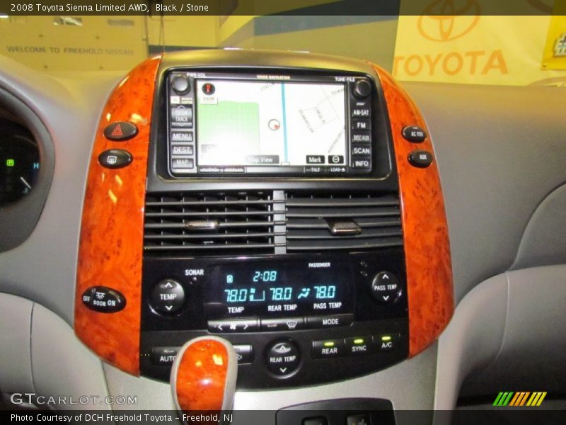 Black / Stone 2008 Toyota Sienna Limited AWD
