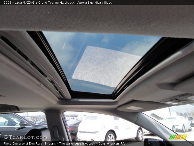 Sunroof of 2008 MAZDA3 s Grand Touring Hatchback