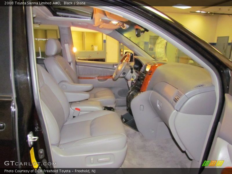 Black / Stone 2008 Toyota Sienna Limited AWD