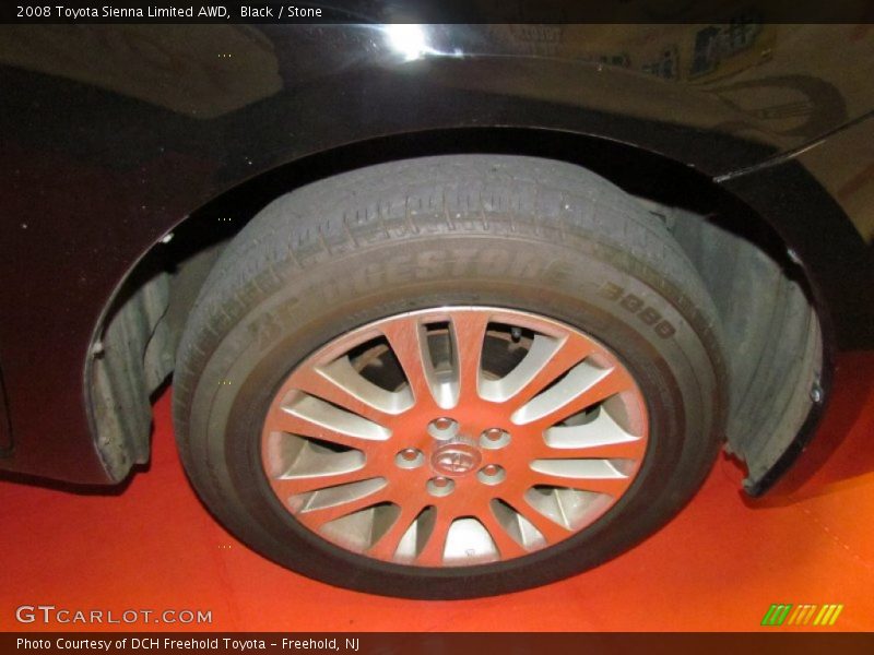 Black / Stone 2008 Toyota Sienna Limited AWD