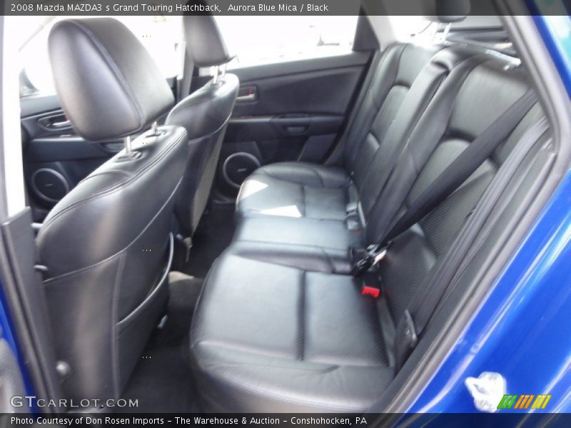 Rear Seat of 2008 MAZDA3 s Grand Touring Hatchback