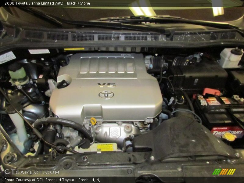 Black / Stone 2008 Toyota Sienna Limited AWD