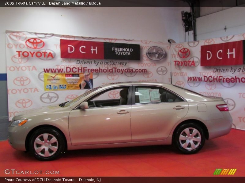 Desert Sand Metallic / Bisque 2009 Toyota Camry LE
