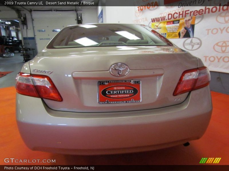 Desert Sand Metallic / Bisque 2009 Toyota Camry LE