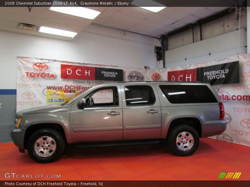 Graystone Metallic / Ebony 2008 Chevrolet Suburban 1500 LT 4x4