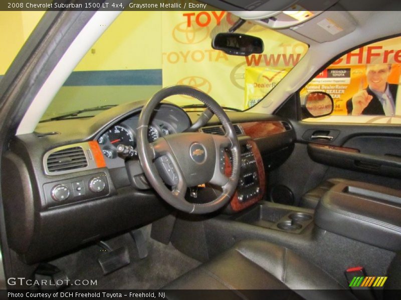 Graystone Metallic / Ebony 2008 Chevrolet Suburban 1500 LT 4x4