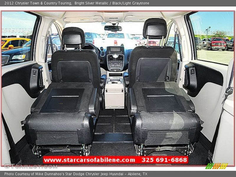 Bright Silver Metallic / Black/Light Graystone 2012 Chrysler Town & Country Touring