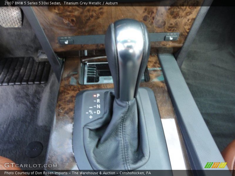 Titanium Grey Metallic / Auburn 2007 BMW 5 Series 530xi Sedan